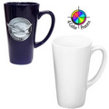 16 Oz. Cafe Latte Mug - 4 Color Process (White)